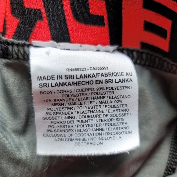 Nike Pro Combat Leggings Youth L Large Gray Black Pull On - Picture 6 of 6